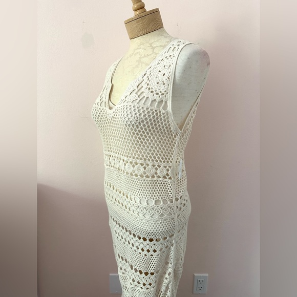 Altar’d State Swim Crocheted Natural Dress XS/S - Picture 4 of 8